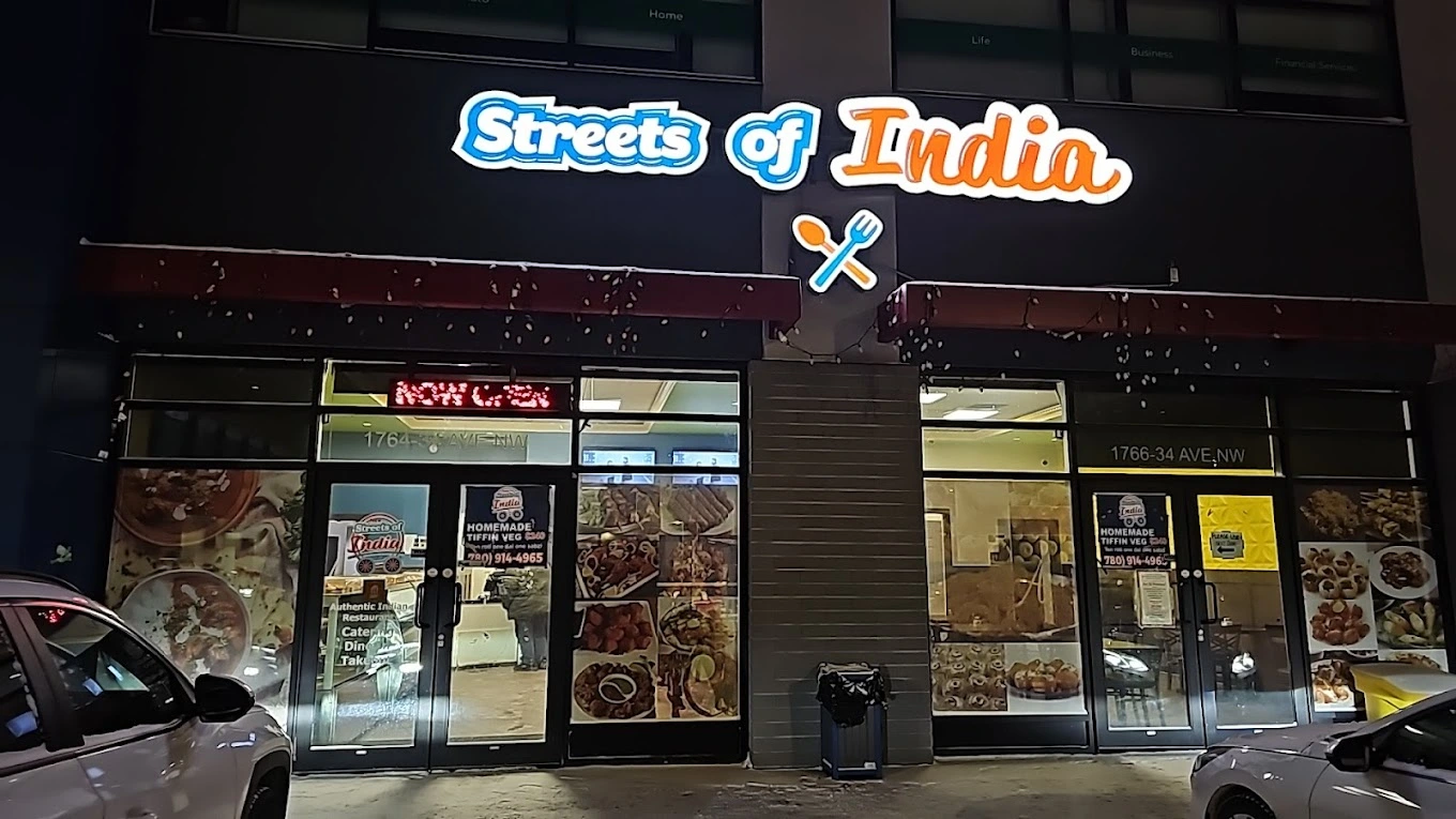 Authentic East Indian cuisine at New Streets Of India - Best Indian restaurant in Edmonton, AB
