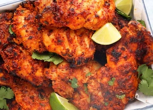 Delicious Tandoori Chicken at New Streets Of India in Edmonton, AB